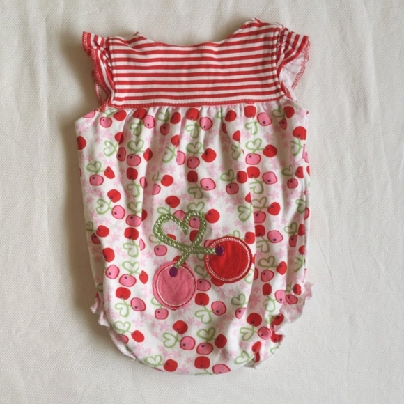 koala baby cherry snap bubble romper playsuit 3 months baby girl - Picture 5 of 5